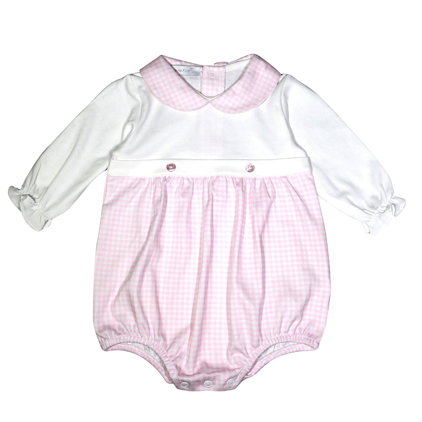 AVA PINK GINGHAM
LONG SLEEVES PIMA