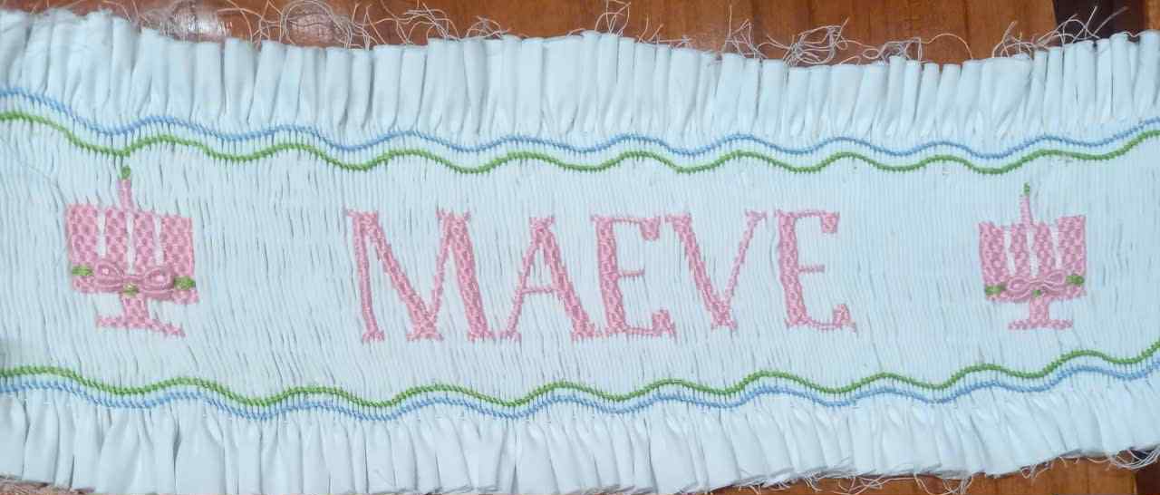 BIRTHDAY GIRL HAND SMOCKED DRESS