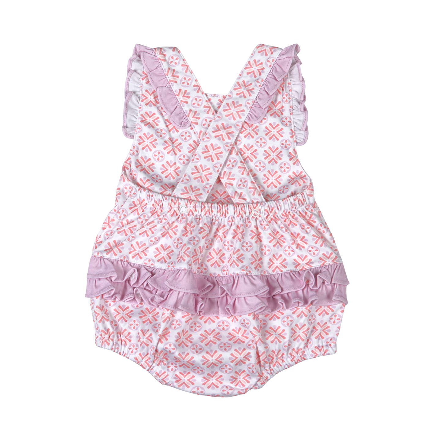 Lavender Sunset Pima Ruffle Bubble