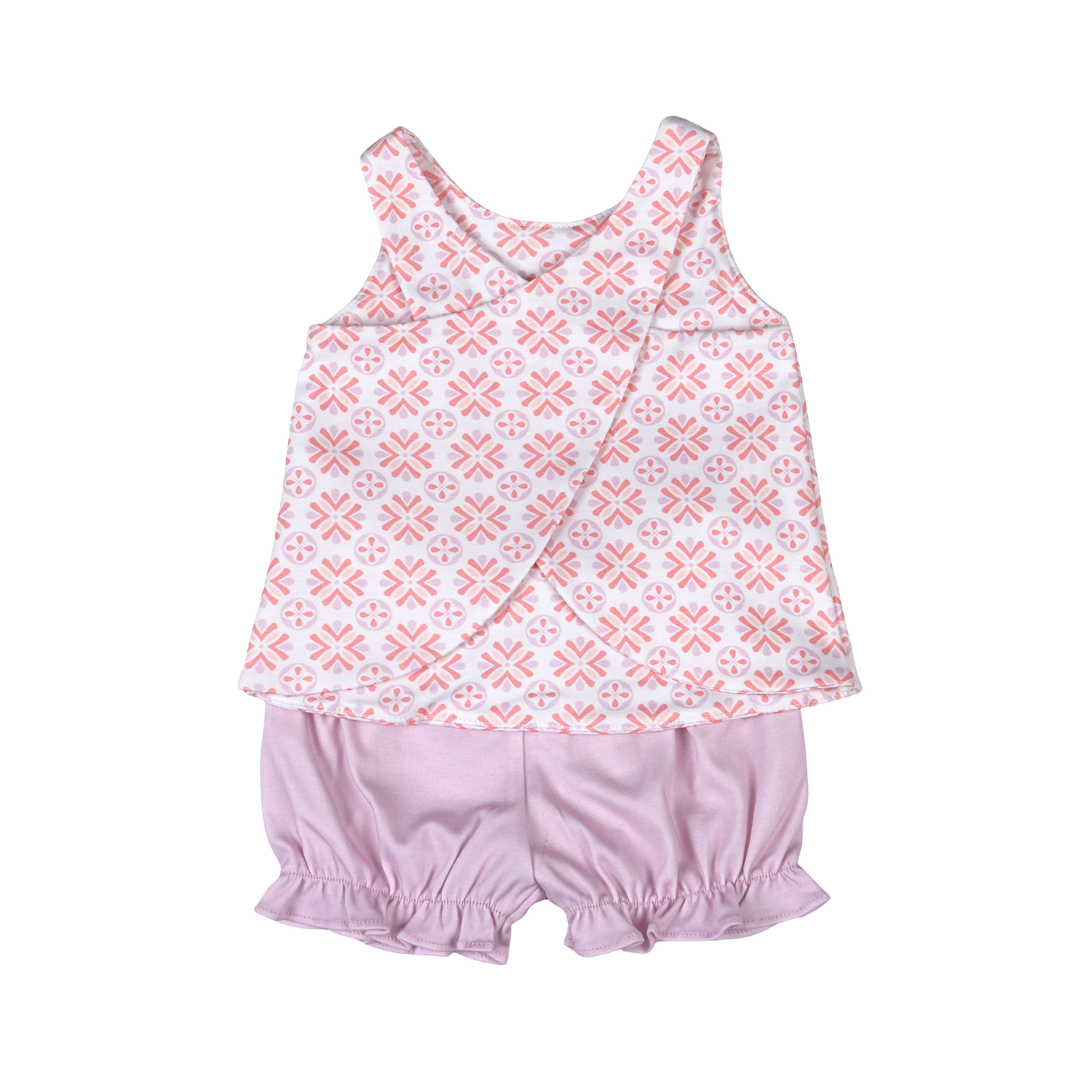 Lavender Sunset Pima Swing Back Bloomer Set