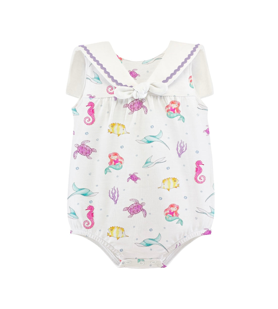 Sea Friends Pima Printed Bubble