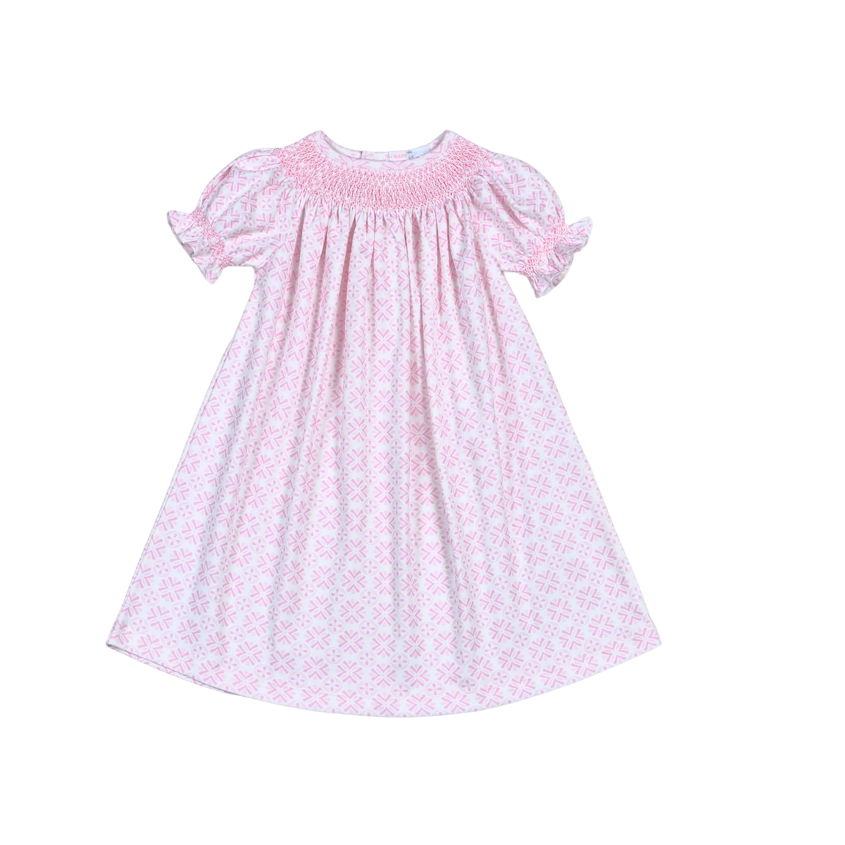 Hazel Hand Smocked Pima Bishop Dress