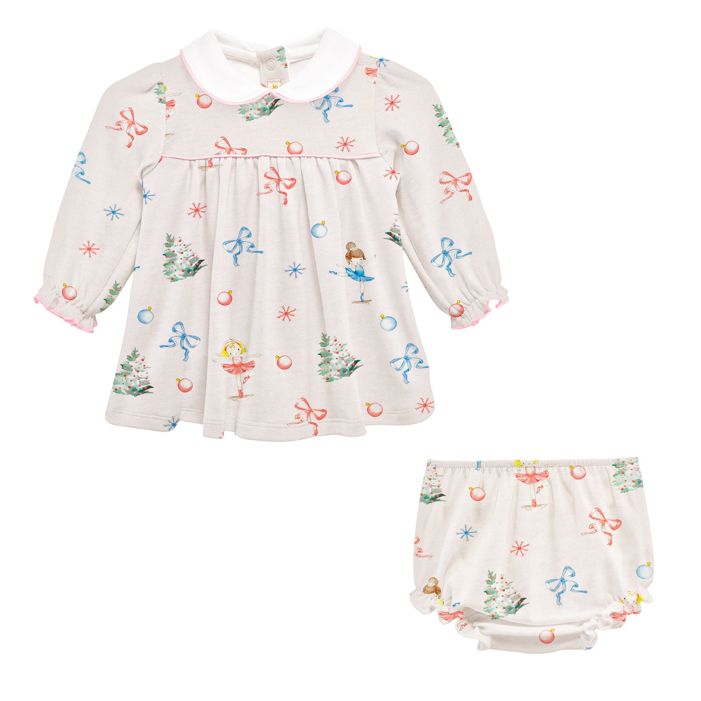 Nutcracker Ballet Pink Pima Dress w/ Bloomers