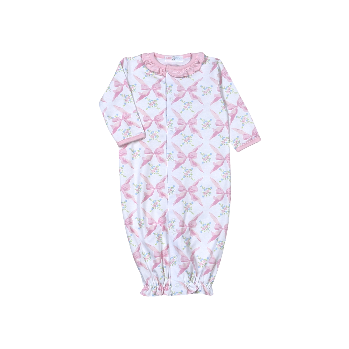 Pink Bows Pima Converter Gown