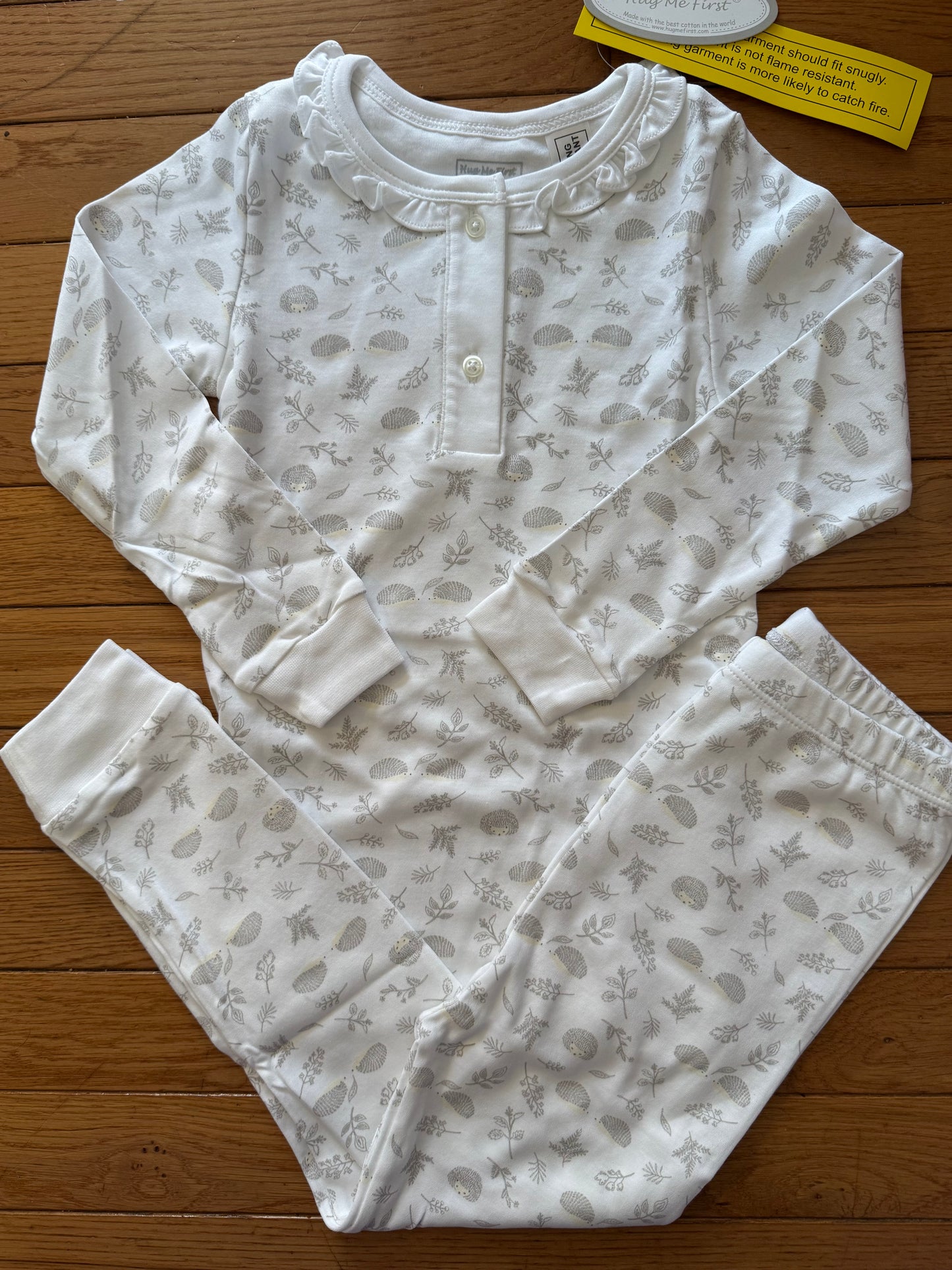Hedge Hog Ruffle PJ Set