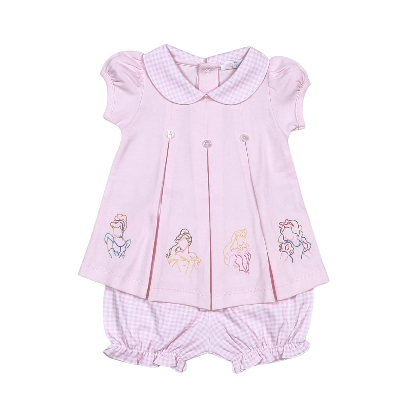 Princess Applique Pima Bloomers Set