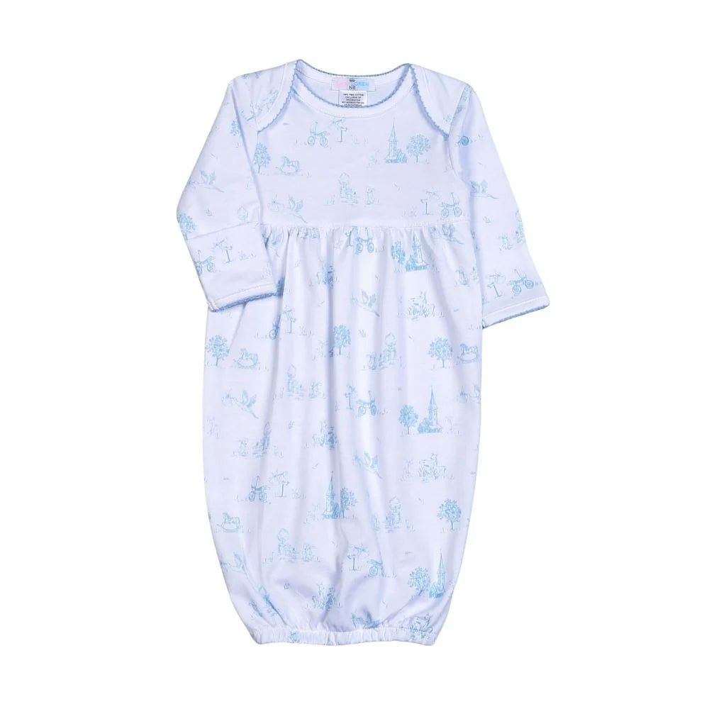 BLUE TOILE PIMA GOWN