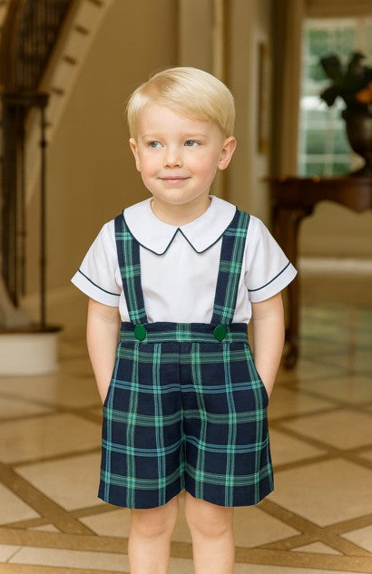 Holiday Plaid Short Set