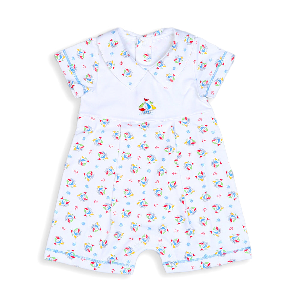 Sailboat Pima Romper