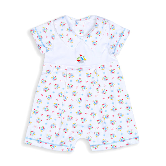 Sailboat Pima Romper