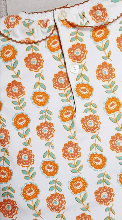 "St. Remmy" Floral Diaper Set