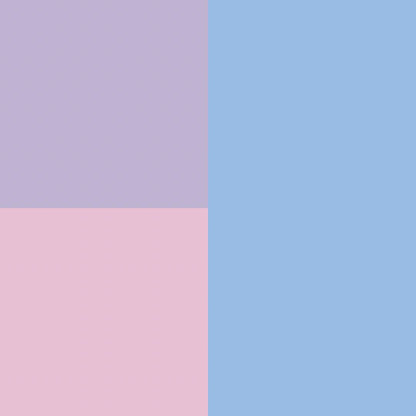 Petal/ Lilac / Petal Colorblock Snap Romper