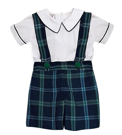 Holiday Plaid Short Set