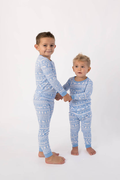 Arctic Fair Isle | Long Sleeve Pajamas