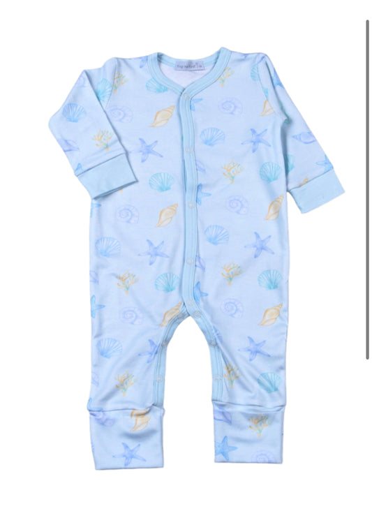 BLUE SEA SHELL PIMA CONVERTIBLE SLEEPER