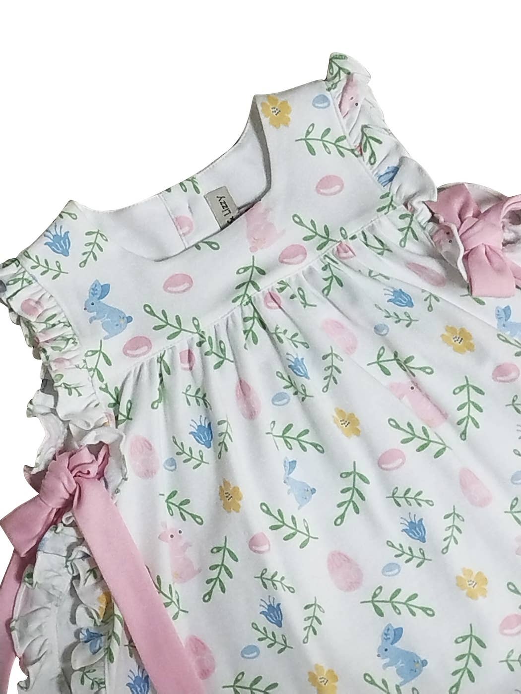 Marco and Lizzy - Girl's Bloomer set Easter floral with Bunnies
