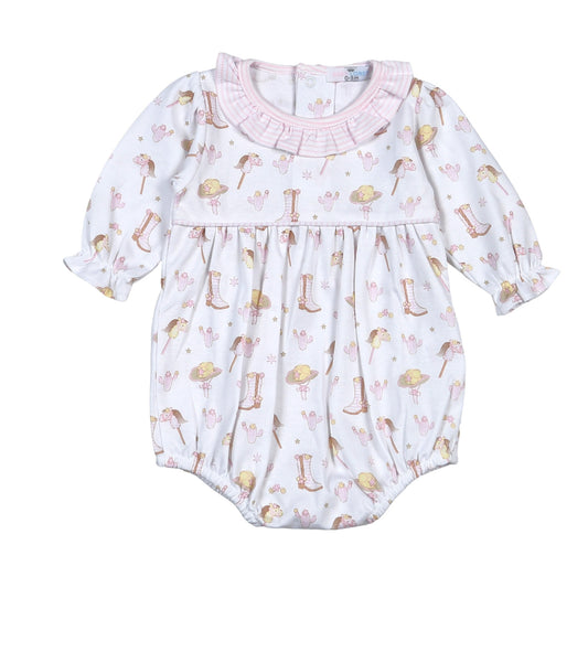 Howdy Baby Pima Bubble - Pink