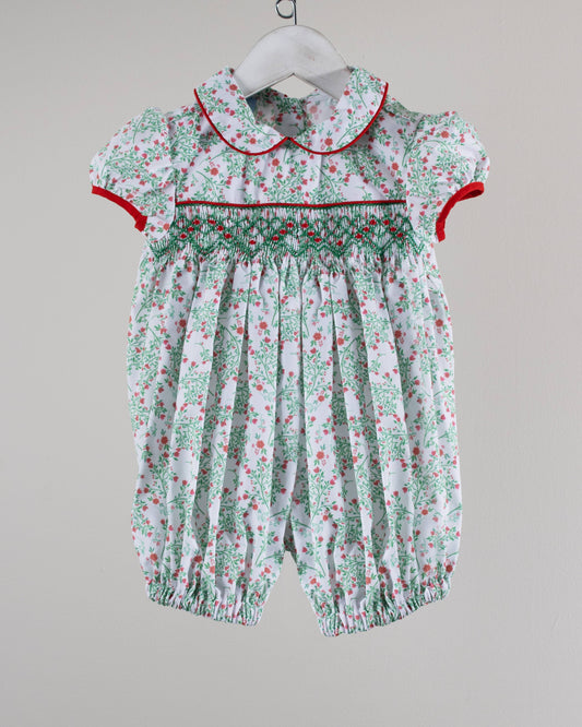 Christmas Blooms Hazel Romper
