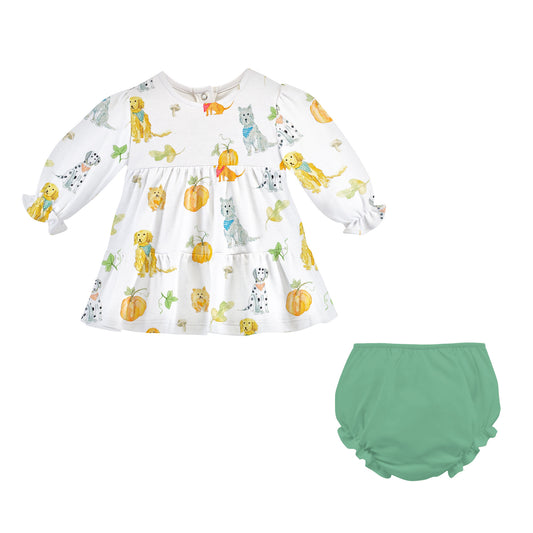 Harvest Time Pima Dress w/ Bloomers