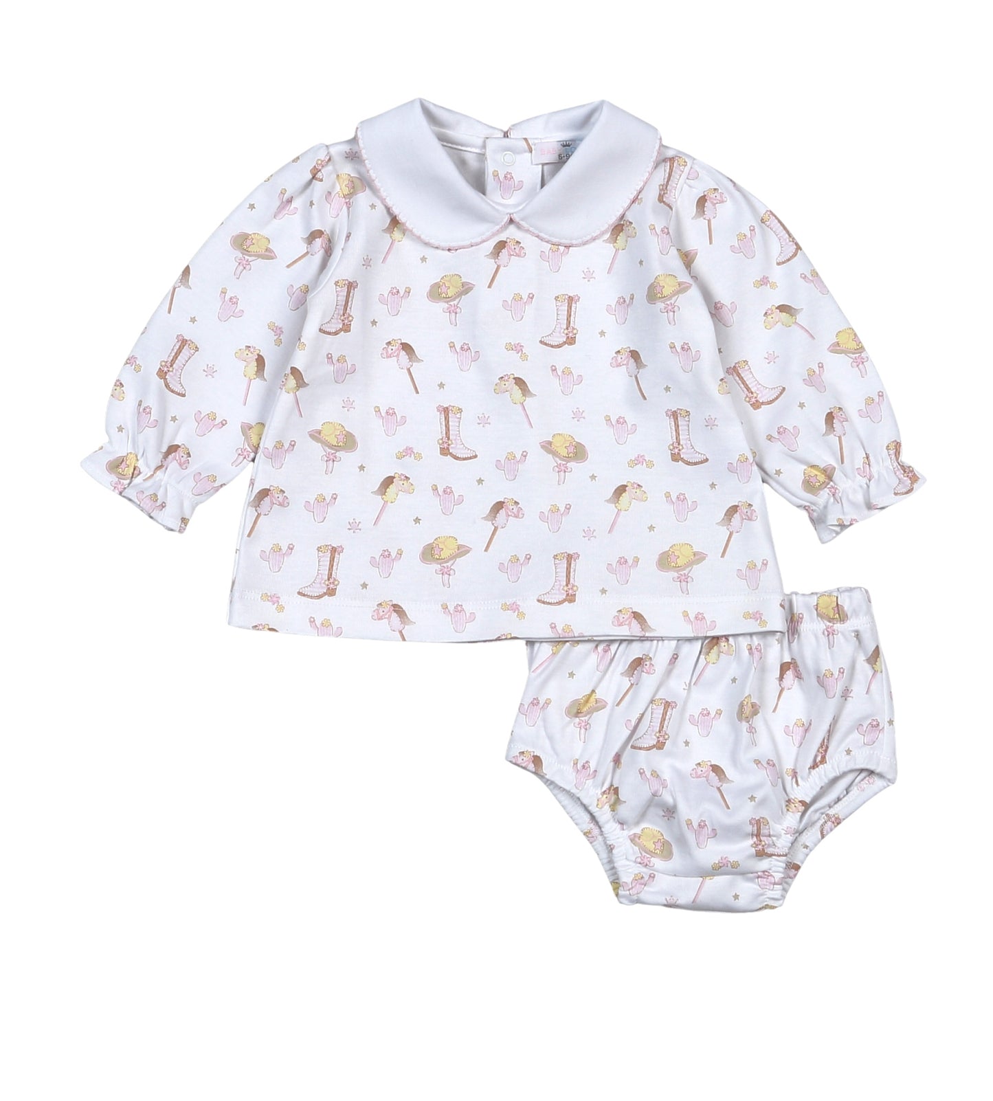 Howdy Baby Pima Diaper Cover Set