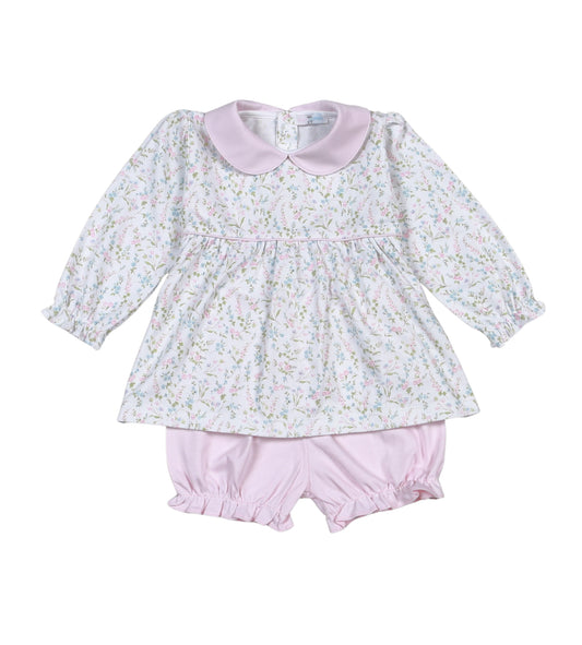 Vivian Floral Pima Bloomer Set