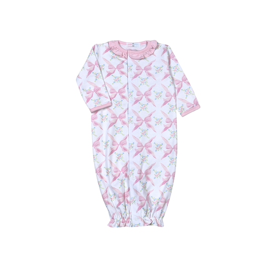 Pink Bows Pima Converter Gown