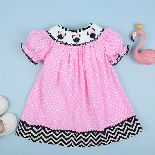 Minnie Hand Smocked Bishop Dress
