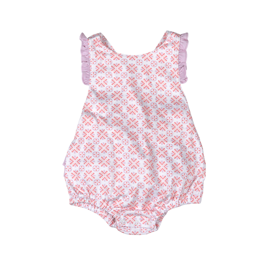 Lavender Sunset Pima Ruffle Bubble