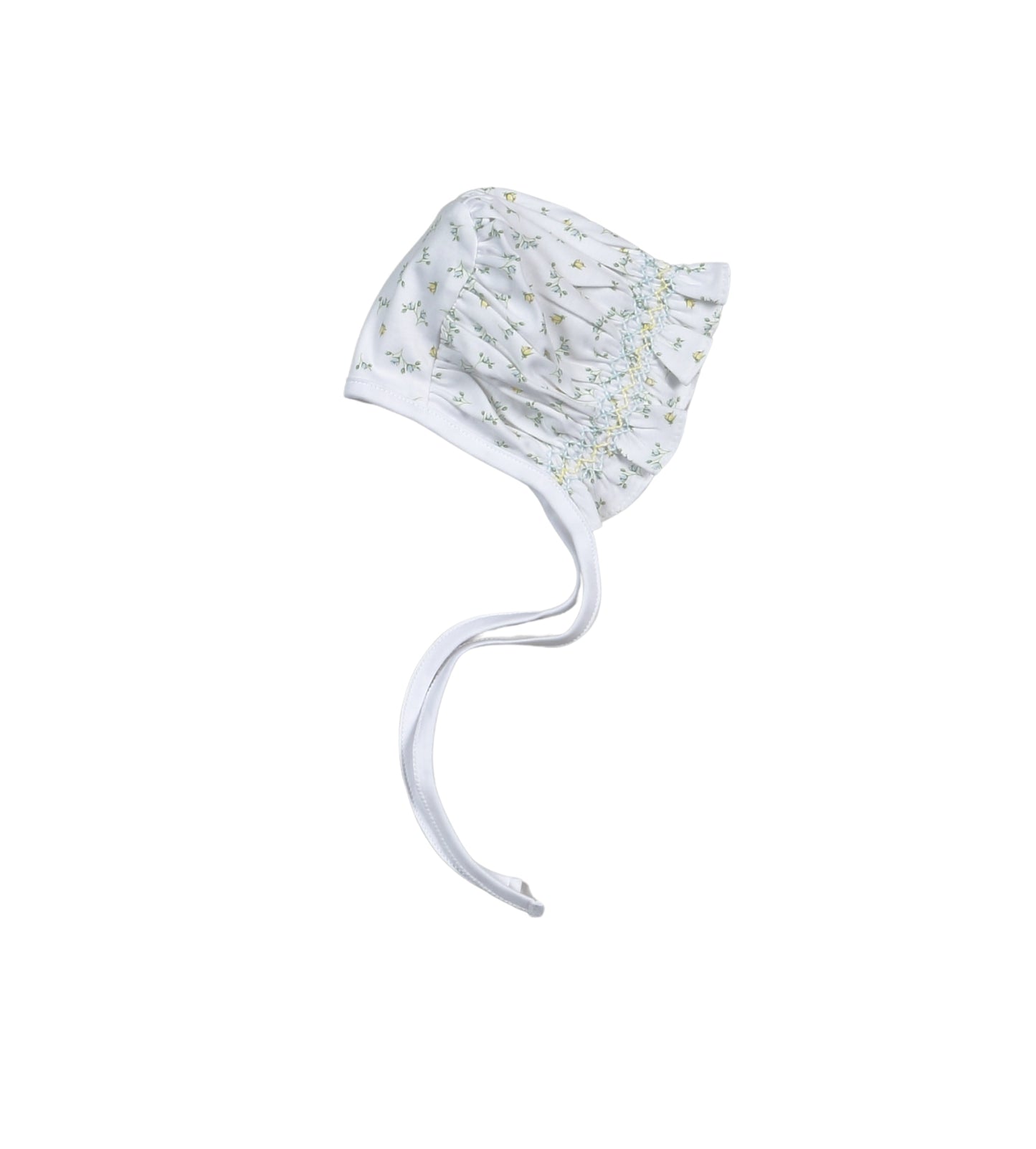 Bella Floral Hand Smocked Bonnet