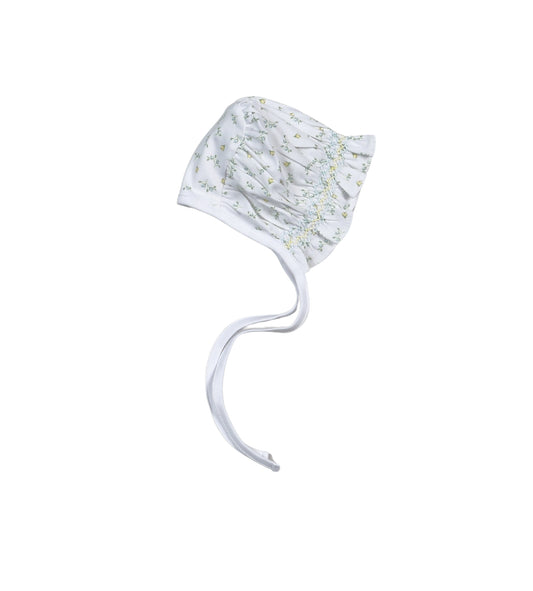 Bella Floral Hand Smocked Bonnet