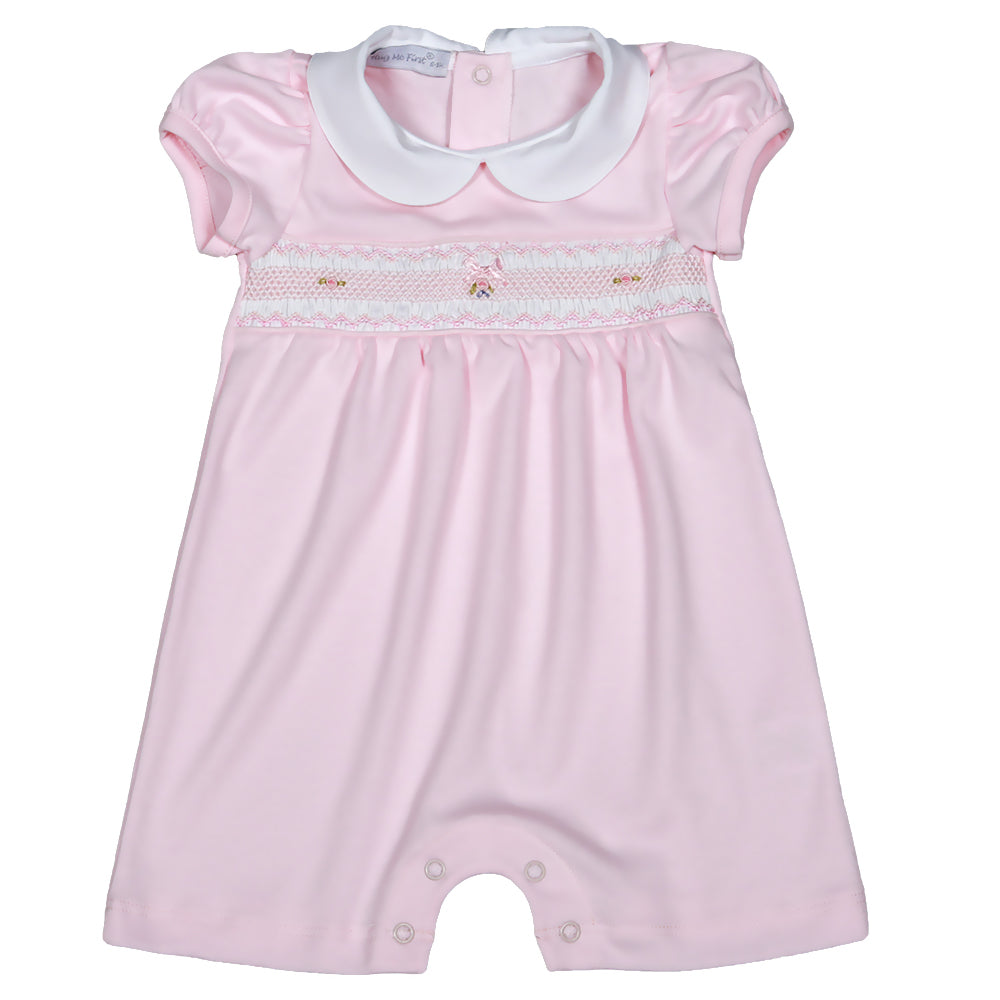 LULU HAND SMOCKED PIMA PLAYSUIT