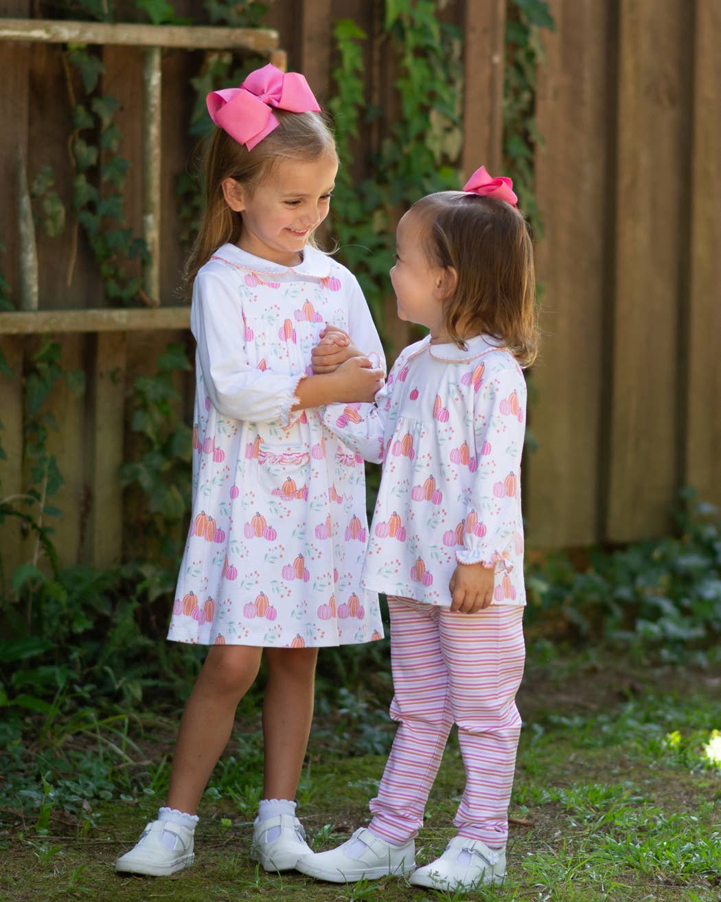 Girl's "Fall Pumpkin" Legging Set