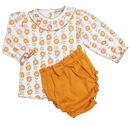 "St. Remmy" Floral Diaper Set