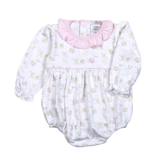 Nursery Rhymes Pink Pima Bubble