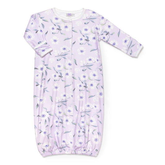 Lavender White Poppy Converter Gown