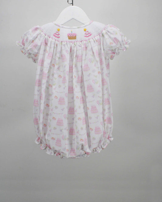 Pink Party Cake Natalie Smocked Bubble