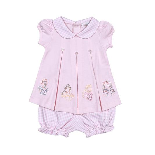 Princess Applique Pima Bloomers Set